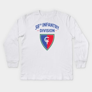 38th Infantry Division United States Military Kids Long Sleeve T-Shirt